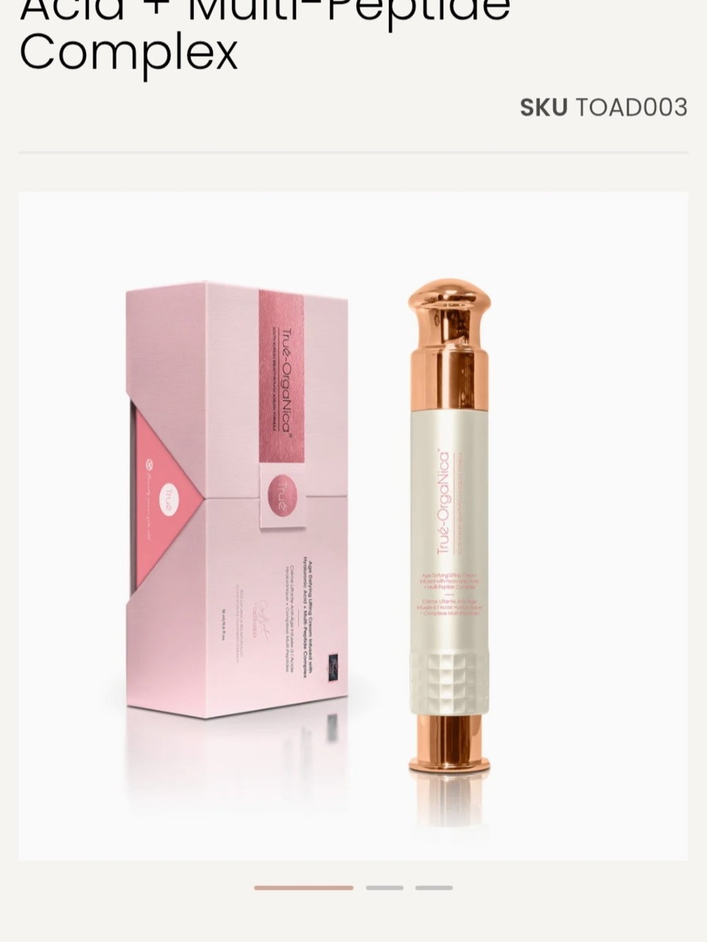 Rose-Gold Multi-Peptide Serum - Pink